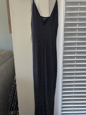 chinese dress ladies Medium Wash Denim Krishna One Shoulder Maxi Dress